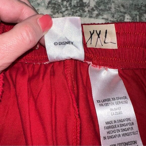 Red Mickey Mouse Shorts - Picture 4 of 8